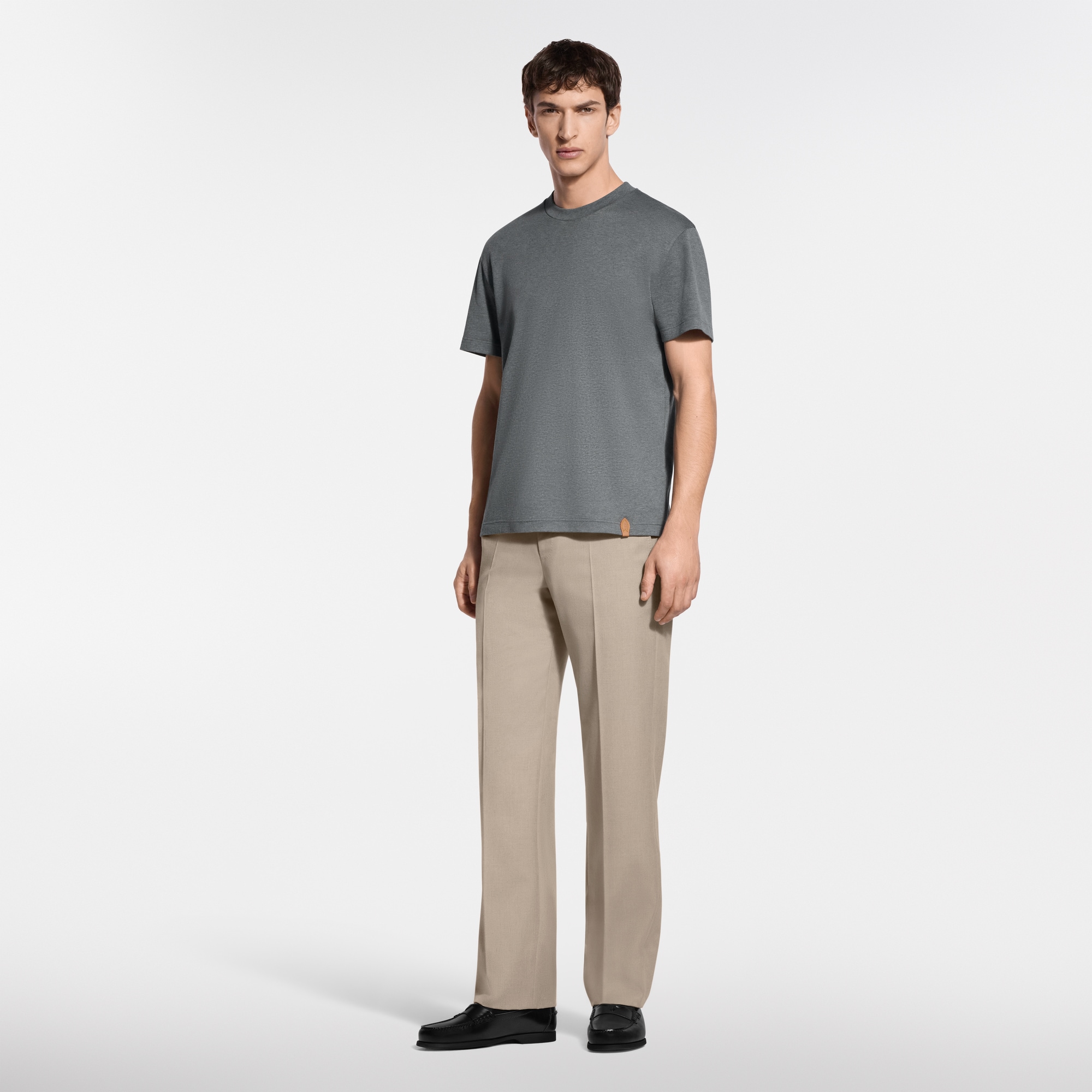 Cotton-Silk Short-Sleeved T-Shirt - For Men | LOUIS VUITTON